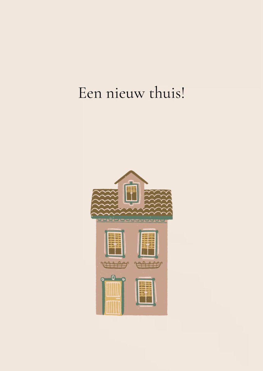 Vol liefs , A6 ansichtkaart `Een nieuw thuis` - Afbeelding 2